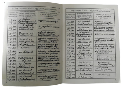 Rare USSR Com Party Membership Record Card Army Officer With 2 Orders 10 Medals