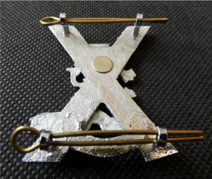 Royal Regiment of Scotland RRS Tam O Shanter Hat Bonnet Metal Badge No Crown 4 x 5 cm