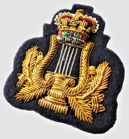 Royal Air Force Bandmaster Qualification Patch Badge Hand Embroidered Unused