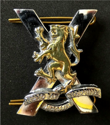 Royal Regiment of Scotland RRS Tam O Shanter Hat Bonnet Metal Badge No Crown 4 x 5 cm