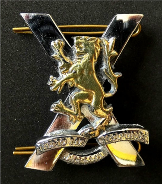 Royal Regiment of Scotland RRS Tam O Shanter Hat Bonnet Metal Badge No Crown 4 x 5 cm