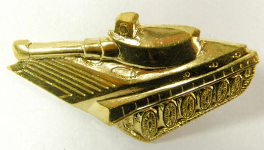 Russian BMP-1 Infantry Combat Vehicle Metal Military Badge Screwback