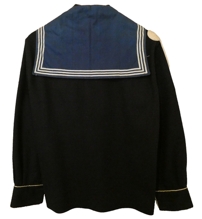Russian Navy Pea Jacket, Top, Trousers, Telnyashka (sleeveless) Set 