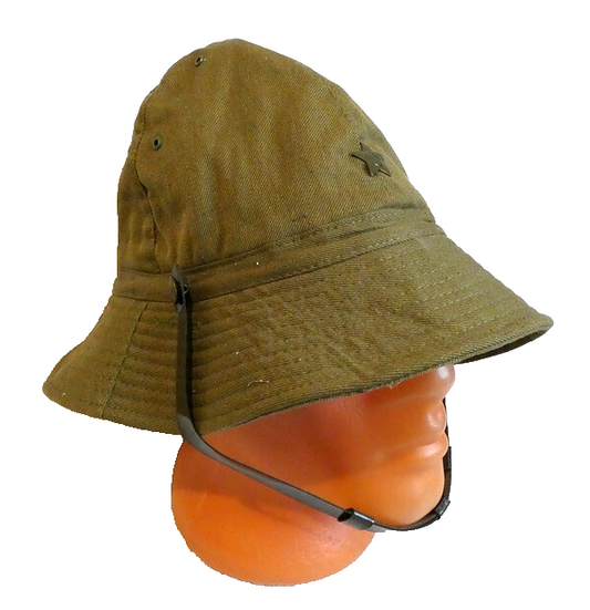 Soviet Russian Army Afghanistan War Panama Hat (58cm M) Steel Green Star Badge