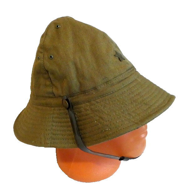 Soviet Russian Army Afghanistan War Panama Hat (58cm M) Steel Green Star Badge