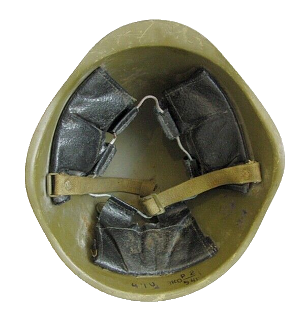 Soviet Russian Army Steel Helmet WW2 Model SSH-40 Size 2 Red October 1957