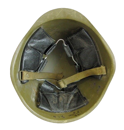 Soviet Russian Army Steel Helmet WW2 Model SSH-40 Size 2 Red October 1957