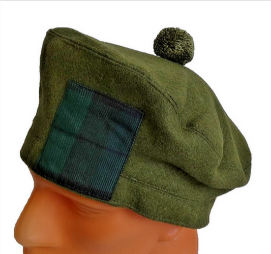 Scottish Tam O Shanter Hat Bonnet Woolen Cap RRS British Army 60 L-XL Tailored