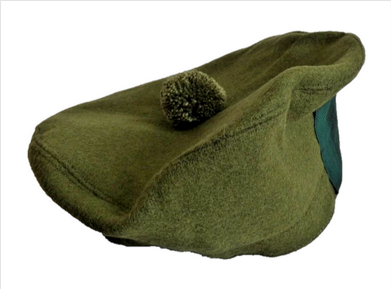 Scottish Tam O Shanter Hat Bonnet Woolen Cap RRS British Army 60 L-XL Tailored