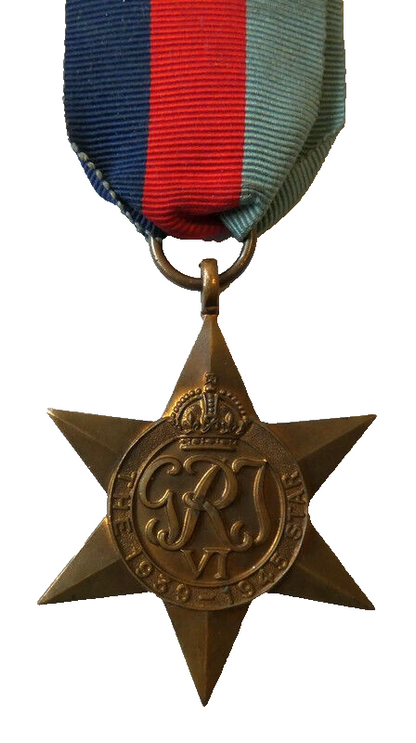 The 1939-1945 Star WW2 British Medal Genuine With Ribbon Full Size #1