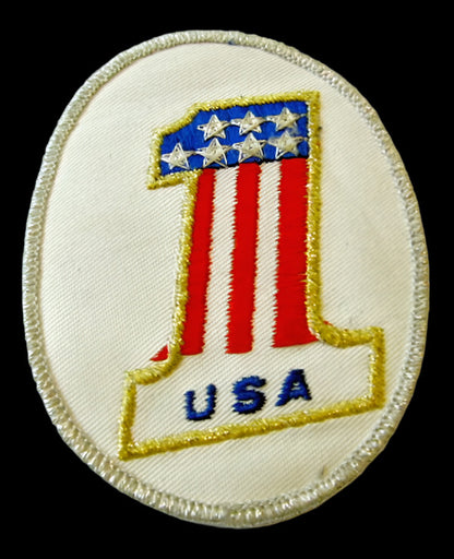 USA N1 American Flag Embroidered Patch 10 x 7.5 cm Sew On