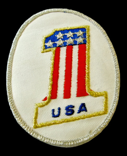 USA N1 American Flag Embroidered Patch 10 x 7.5 cm Sew On
