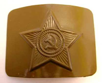 USSR Soviet Russian Army Navy Military Uniform Belt Buckle Brass Steel Original