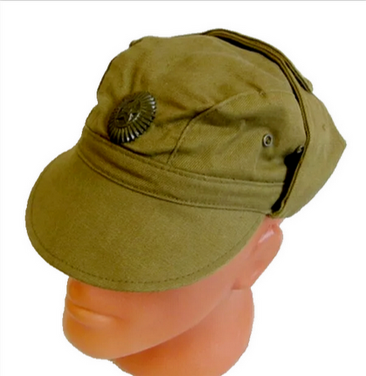 USSR Soviet Russian Army Officer Afghanistan War Unif Cap Hat 56cm S Field Badge