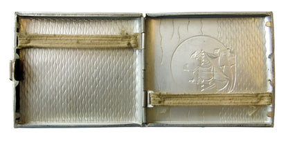 Vintage Soviet Russian Cigarette Holder Case - Sailing Ship